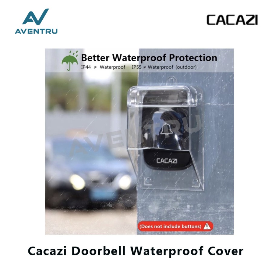 Cacazi Rain Cover Pelindung Bel Rumah Waterproof for Wireless