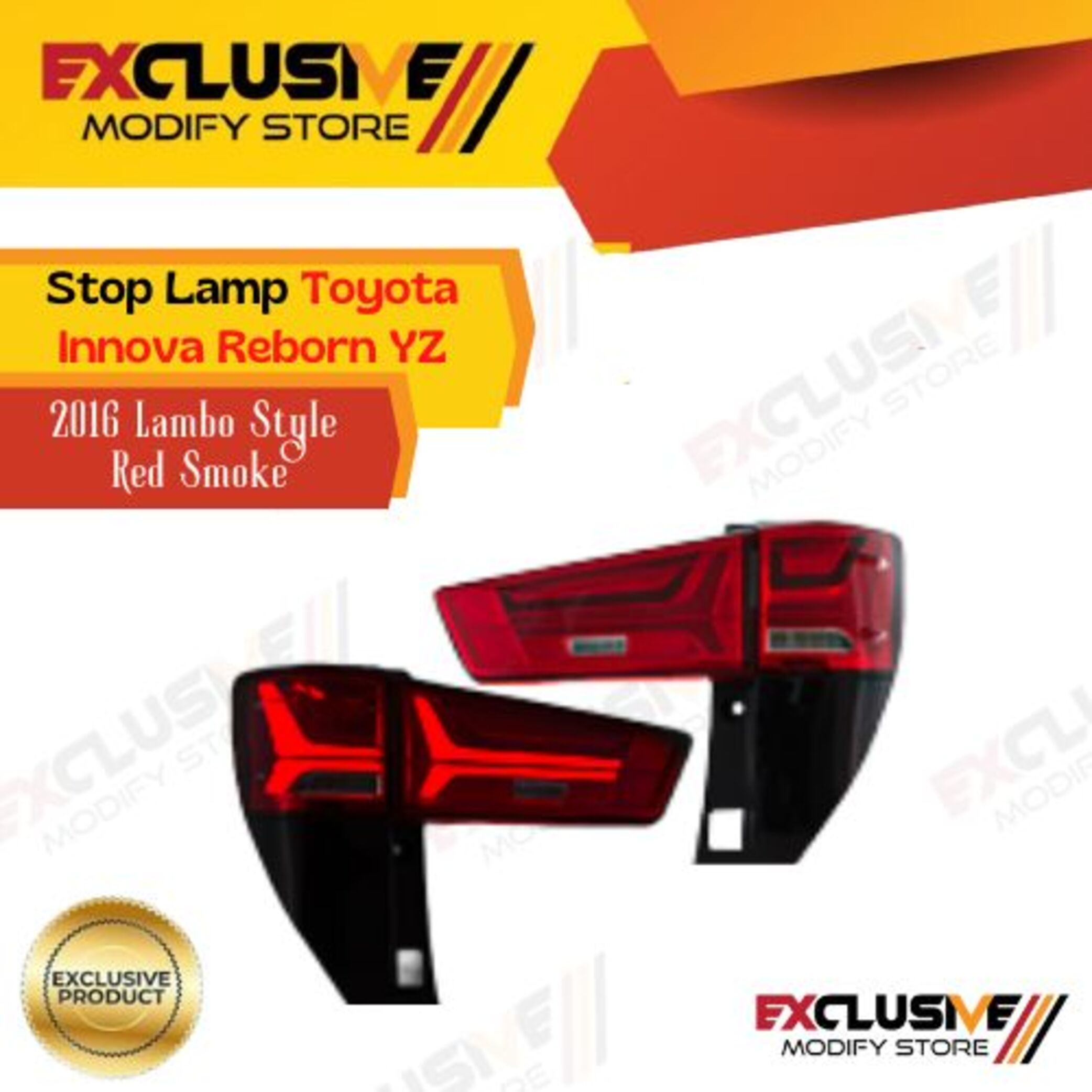 Stop Lamp Innova reborn yz Lambo style red smoke 2016 on Harga  2,900,000 Ringgit*Penghantaran Percuma