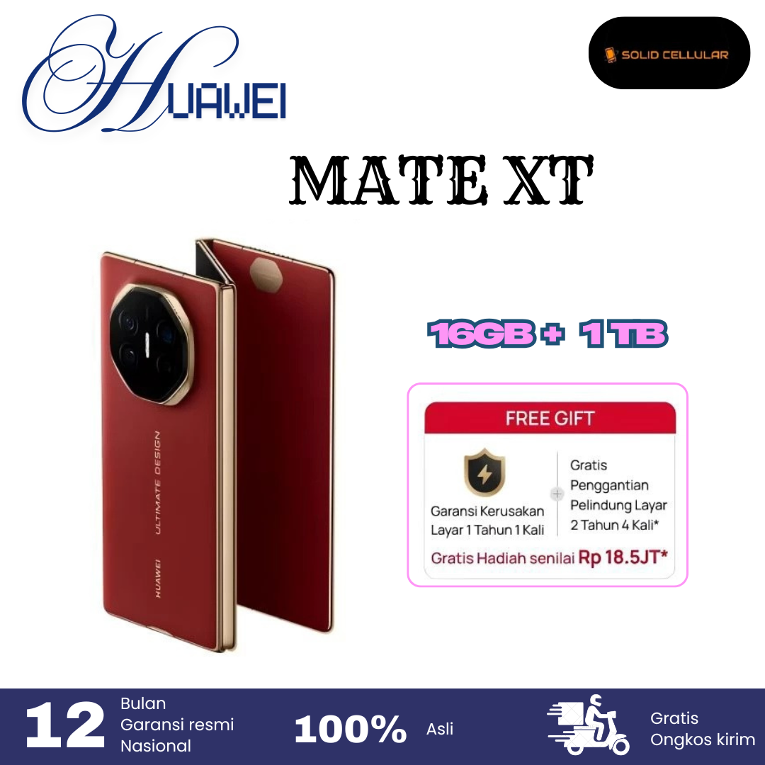 HAUWEI MATE XT 16/1TB GARANSI RESMI Harga 53,000,000 rupiah*Gratis Ongkir