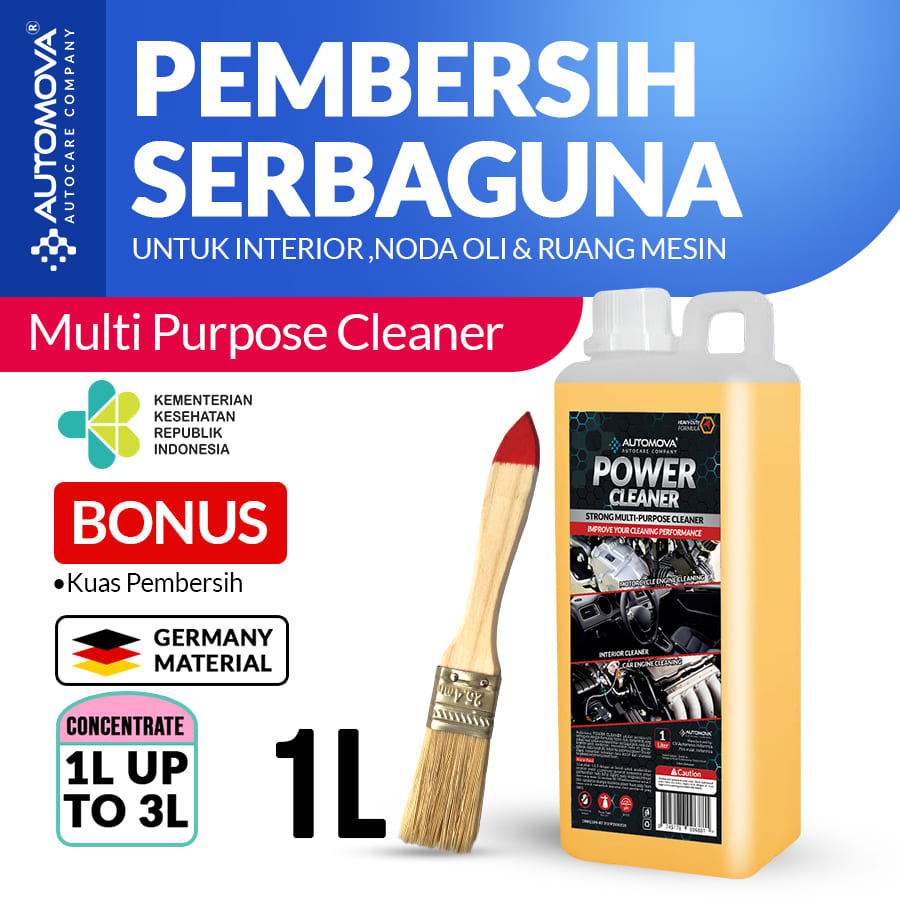 AUTOMOVA POWER CLEANER ALL PURPOSE CLEANER 1 LITRE Harga 85,000 rupiah*Gratis Ongkir