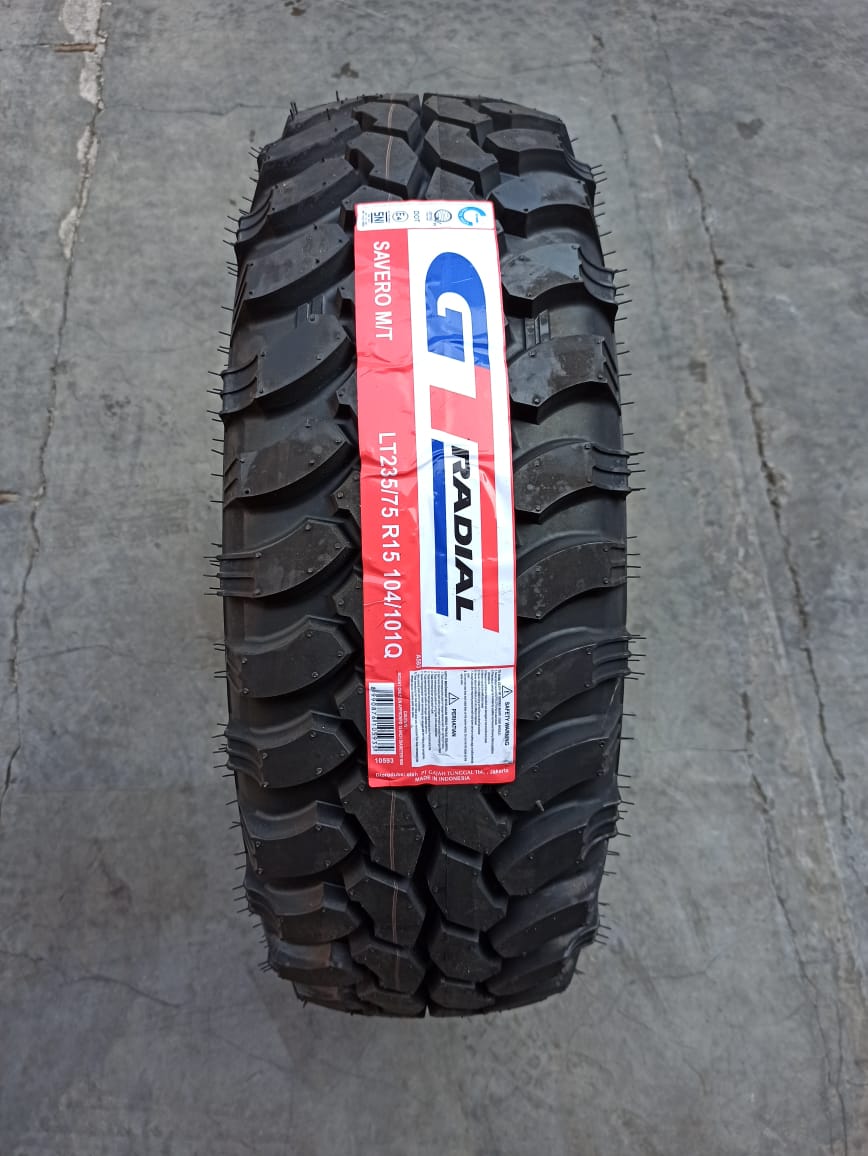 GT Radial Savero MT 235/75 R15 Ban Mobil Offroad Feroza Taft Harga 1,281,800 rupiah*Gratis Ongkir
