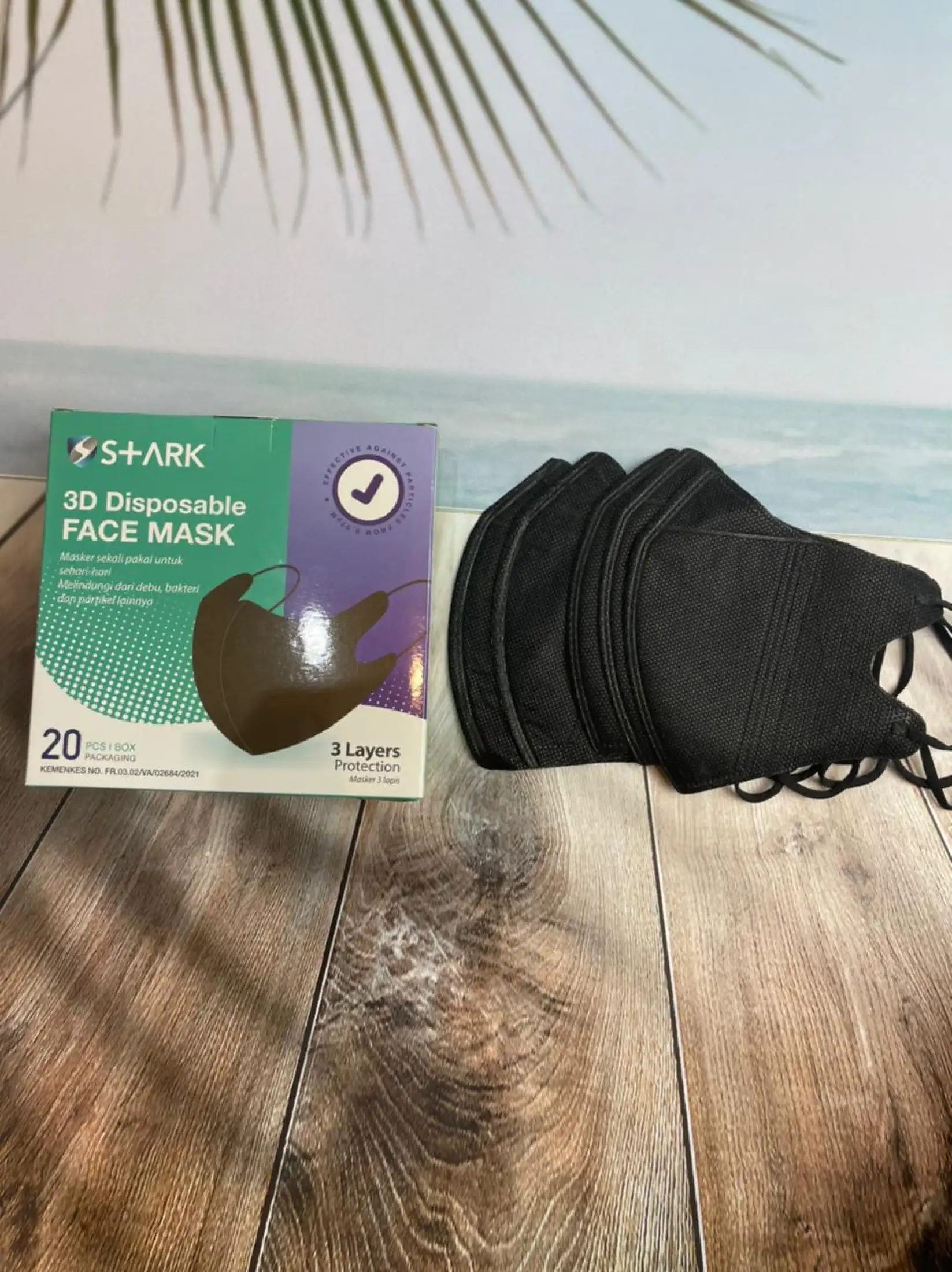 Masker Duckbill All Varian Hitam Putih Kemenkes Lazada Indonesia