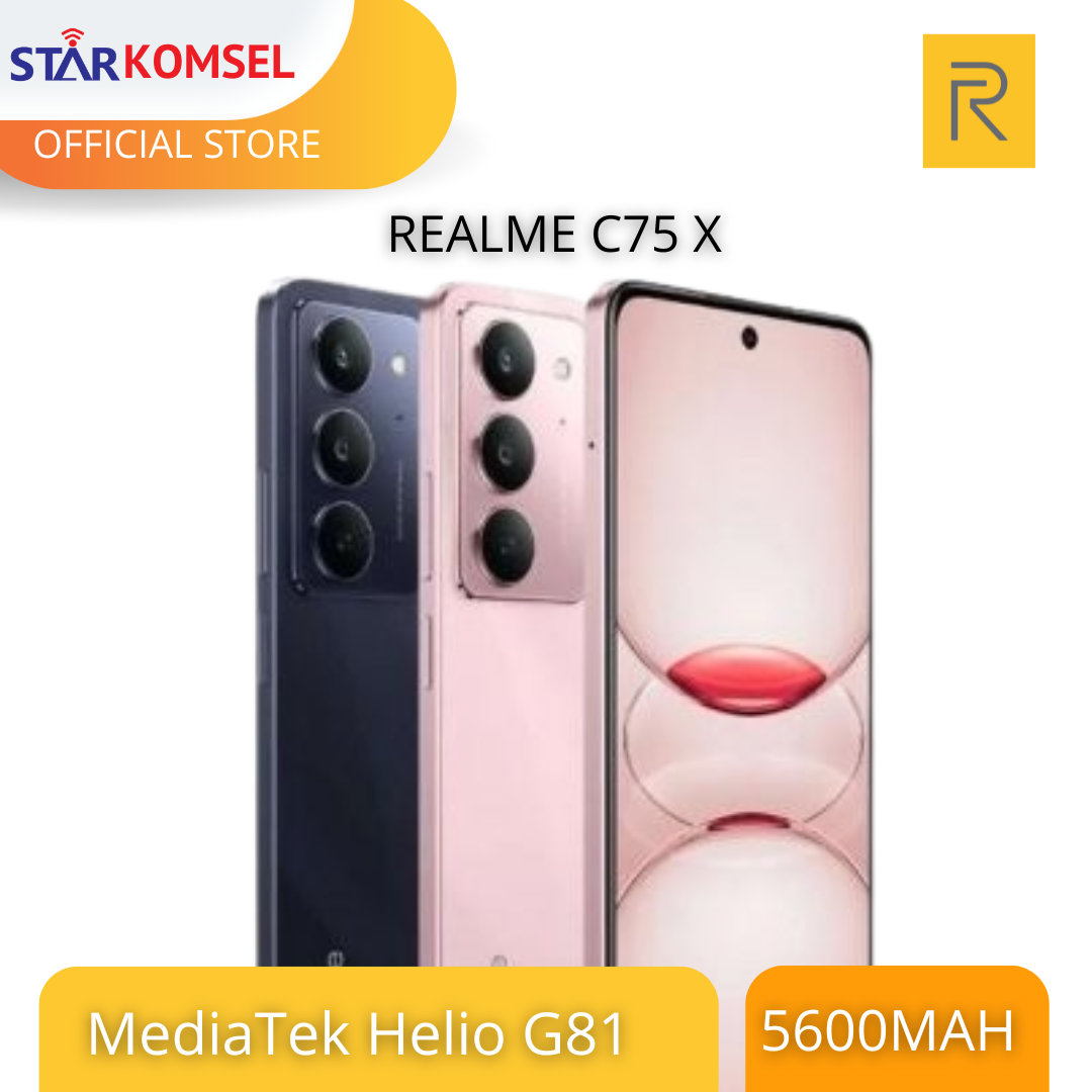 HP REALME C75 X 8/128 GARANSI RESMI REALME INDONESIA Harga  2,209,000 rupiah*Gratis Ongkir