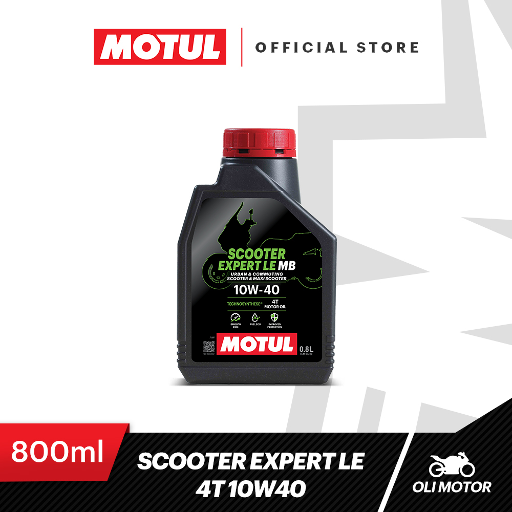 MOTUL Oli Motor SCOOTER EXPERT LE 4T 10W40 0.8L Harga 108,101 rupiah*Gratis Ongkir