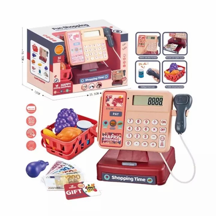 Mainan Anak Edukasi Mainan Cash Register Anak Kasir Kasiran 8888A