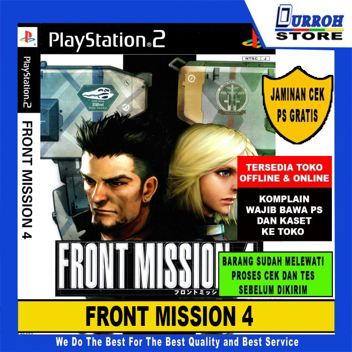 KASET GAME PS 2 / Playstation 2 FRONT MISSION 4 Harga  13,175 rupiah*Gratis Ongkir