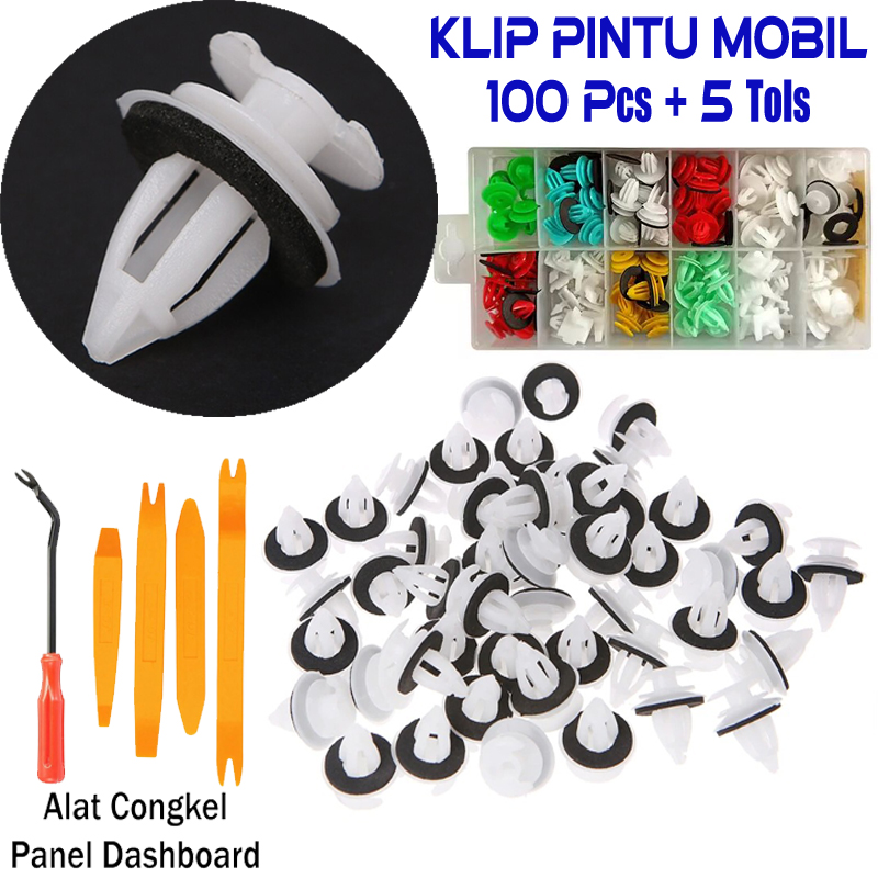 [BISA COD] Clip Pintu Mobil Car Door Panel Buckle with Seal Ring - Bolt - Paku Mur - pengencang ban mobil - KANCING MOBIL KANCING PINTU MOBIL TOYOTA KLIP PINTU MOBIL Harga 19,800 rupiah*Gratis Ongkir