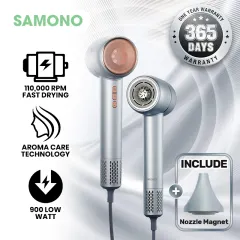 SAMONO Hair Dryer High Speed Pengering Rambut Profesional Aroma Care SW-HD900
