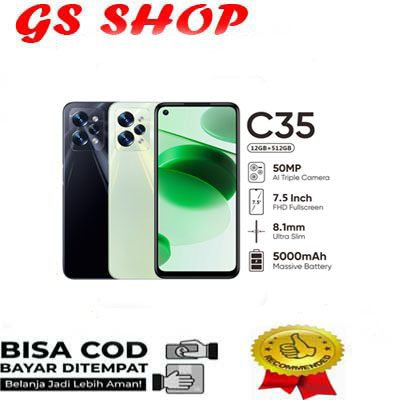 HANDPHONE REALME C35 RAM 4/128 HARGA TERBAIK Giá 1,839,000 Đồng*Miễn phí vận chuyển