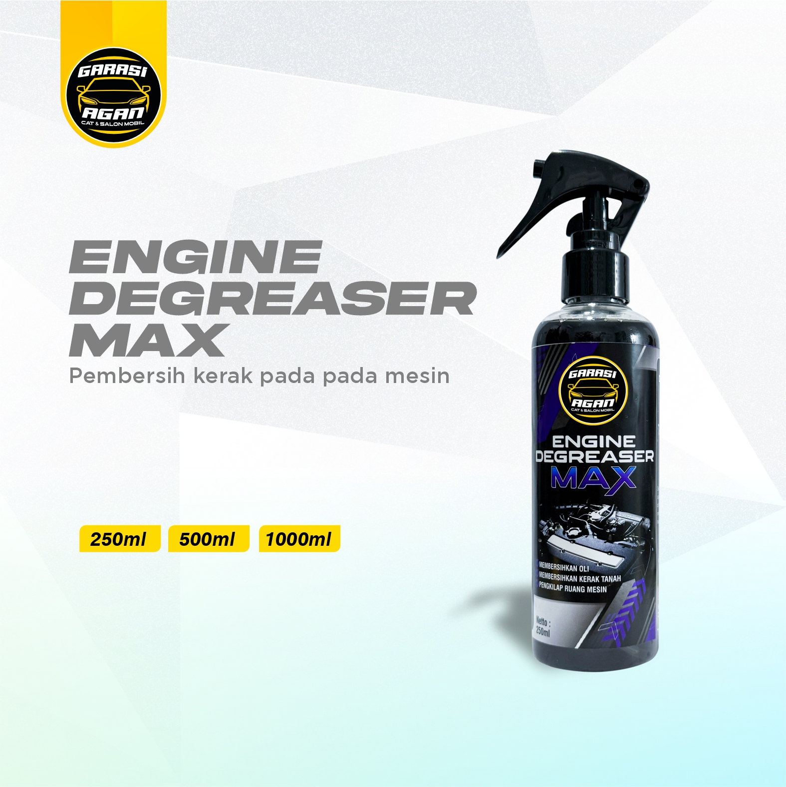 GARASI AGAN Engine Degreaser Max Pembersih Kerak Mesin Mobil dan Motor Pembersih Kerak Oli Mesin Harga 31,000 Ringgit*Penghantaran Percuma