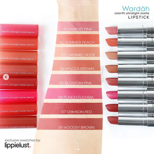 wardah colorfit caramel nude