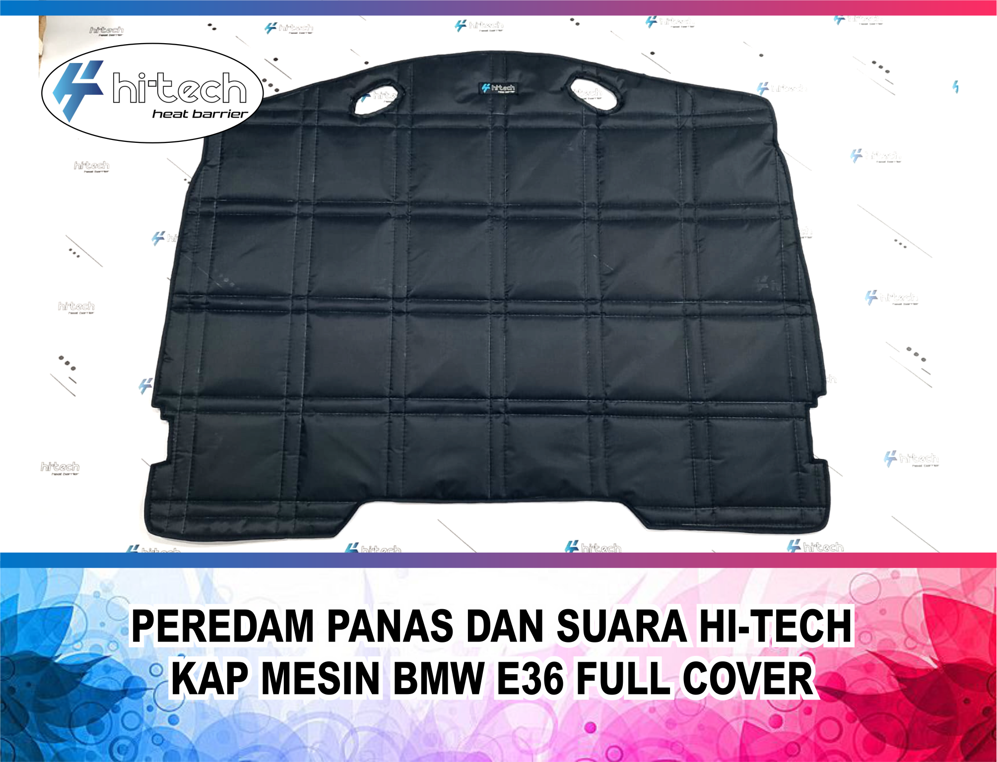 Heat insulation and sound Hood hi-tech black plug and play for BMW E36 Harga 530,000 rupiah*Gratis Ongkir