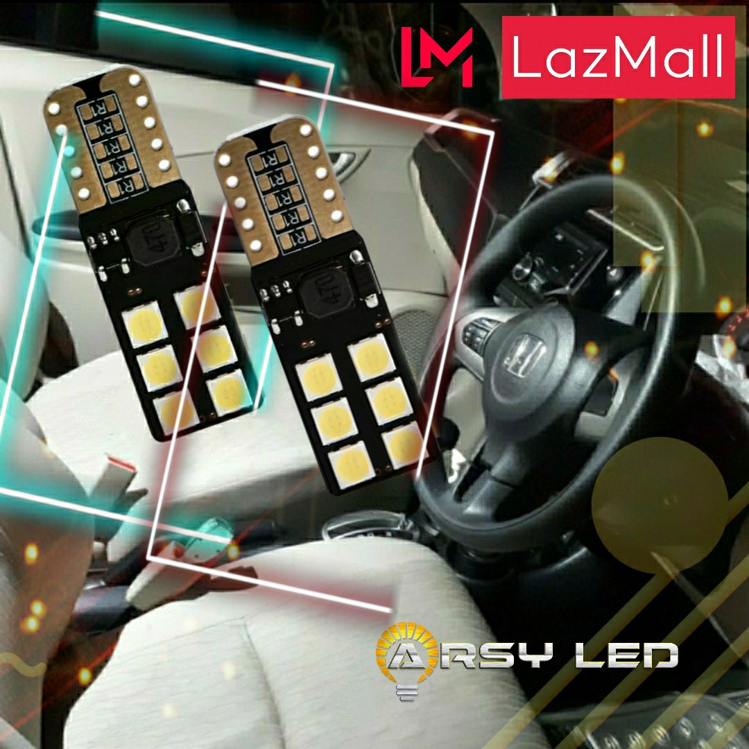 ARSYLED Lampu LED T10 plafon kabin mobil honda mobilio BRV old isi 2 buah 3030 12 Titik Super Bright Harga 50,000 Ringgit*Penghantaran Percuma