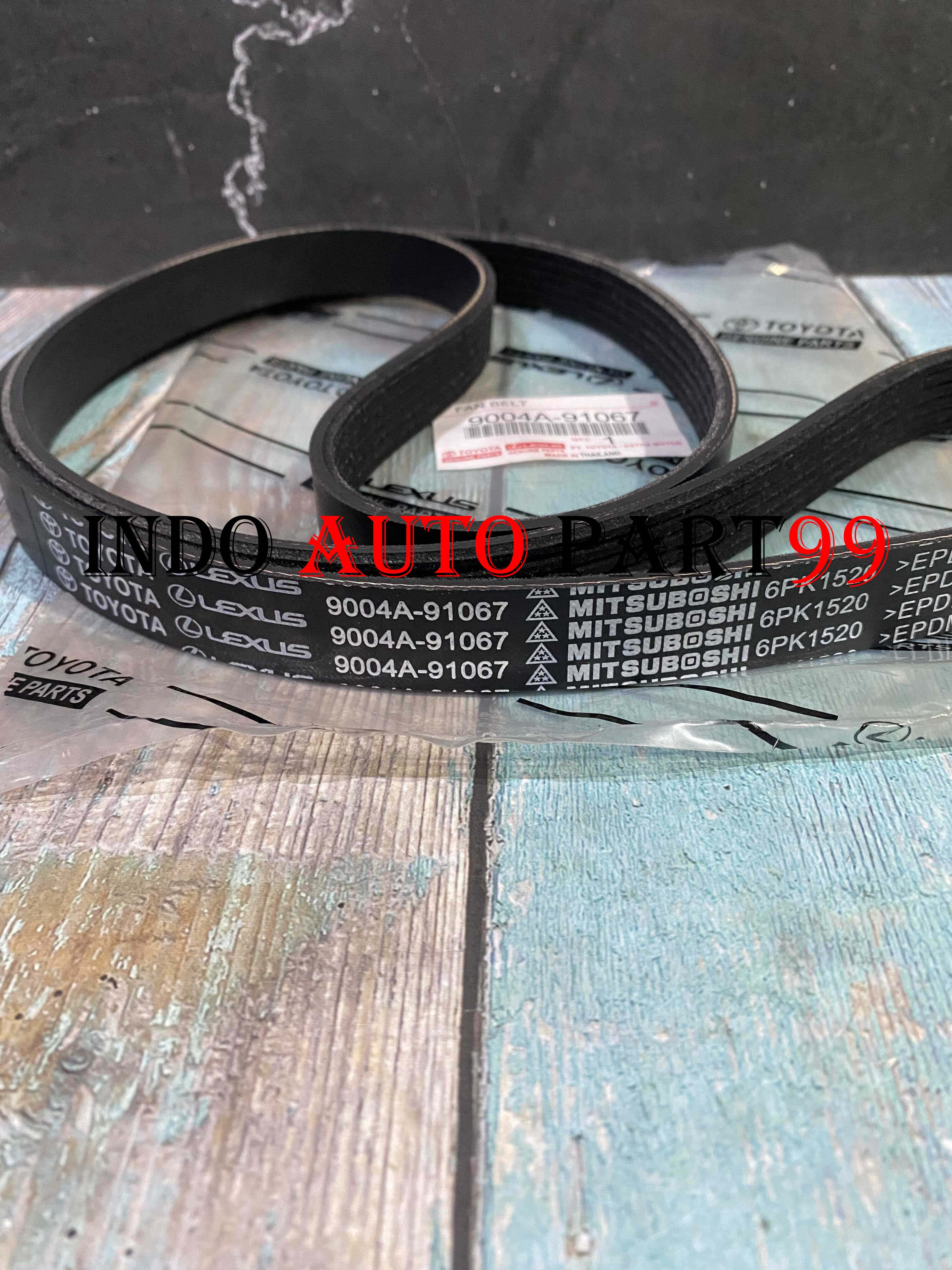 Vanbelt Van Belt Tali Kipas 6pk 1520 Grand New Avanza Xenia Dual Vvti Harga 85,000 rupiah*Gratis Ongkir
