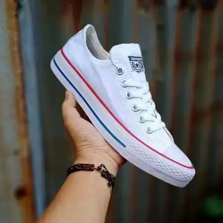 Promo sepatu converse_3 allstar clasik low pendek hitam abu marun putih pria dan wanita terlaris