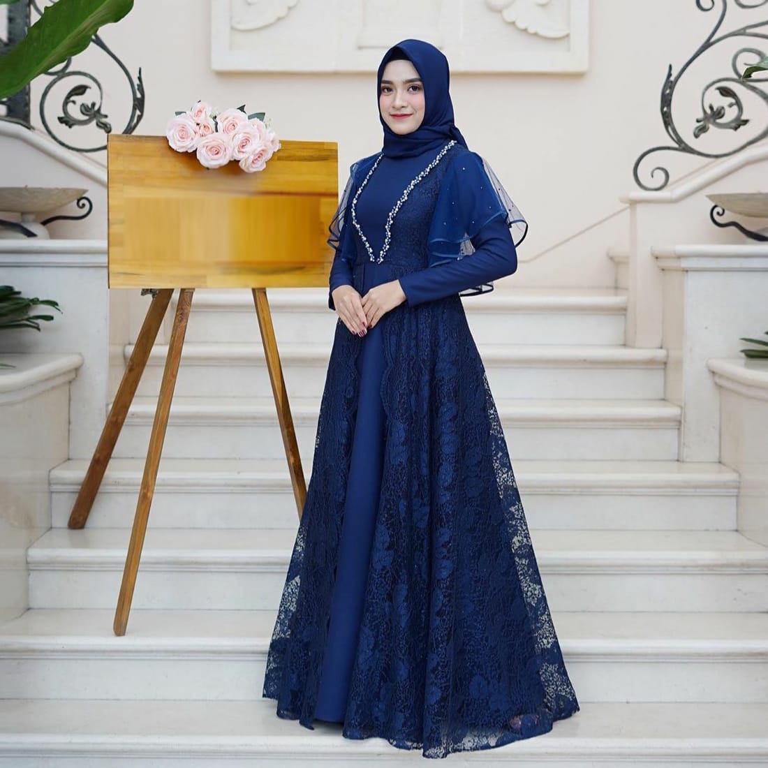 dress brokat satin 7 Brokat kombinasi satin ideas