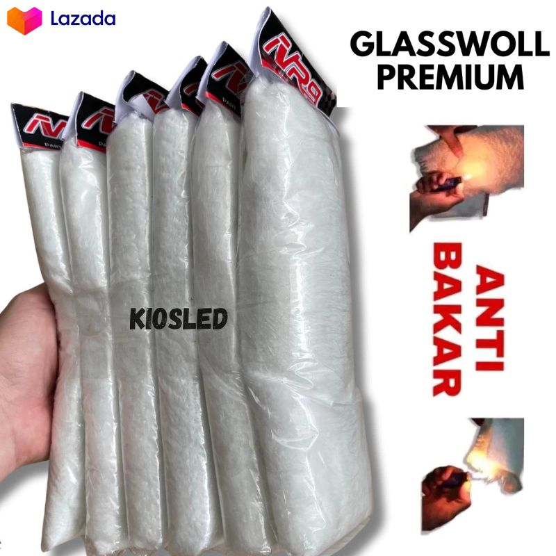 Gasbul/Glasswool Heat Resistant Exhaust – Sound Dampening, Safe and Anti-Burn Harga 6,240 rupiah*Gratis Ongkir