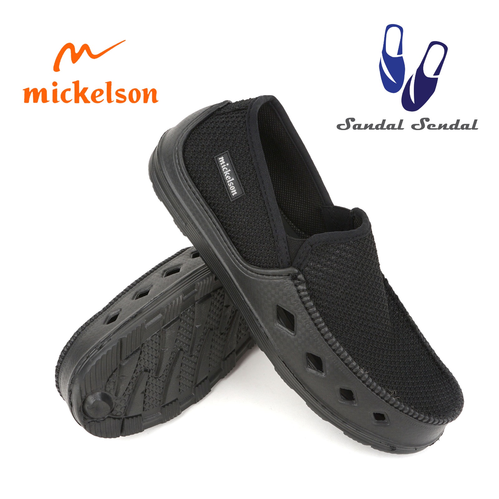 Mickelson Bravo Slip on Black Shoes - Men's Casual Fashion - Merek MICKELSON Harga 61,900 rupiah*Gratis Ongkir