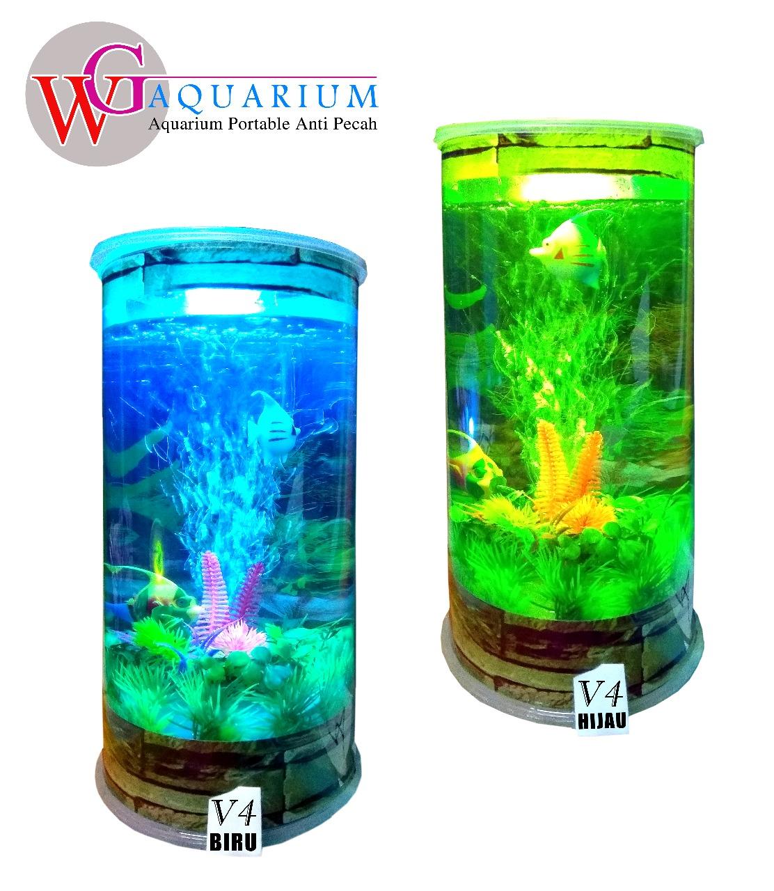 Aquarium Mini Plus Mesin Oksigen Lazada Indonesia