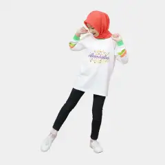 KIS04  Kaos   Karakter Muslim Tema Islami Edukasi   Kaos Dakwah Anak Lengan Panjang   Tanggung. Baju