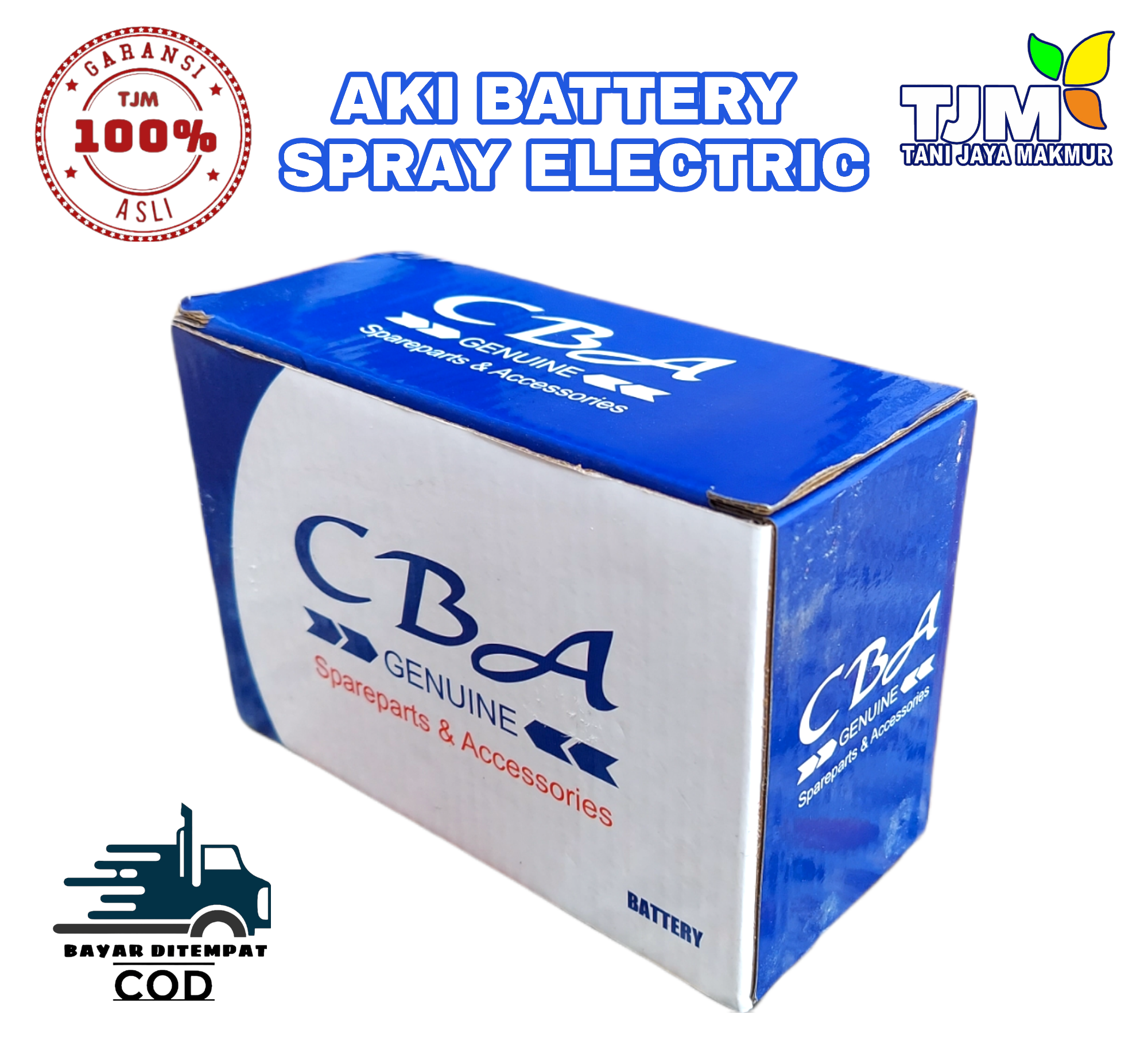 SPAREPART AKI BATERAI CBA BATTERI SPRAYER ELEKTRIK CBA GENUINE AKI BATRE BATTERAY BATTERY Harga  185,000 rupiah*Gratis Ongkir