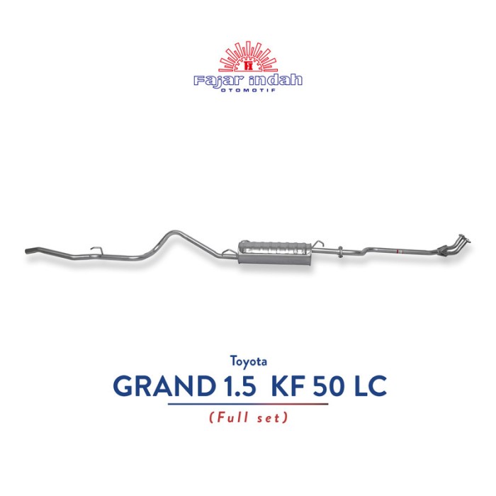 Knalpot Mobil Toyota GRAND 1.5 KF 50 Full Set 92 - 94 Harga 1,787,839 rupiah*Gratis Ongkir