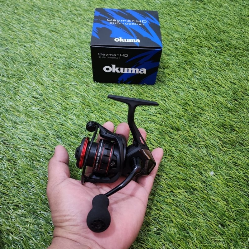 harga reel okuma ceymar 1000 TACTICAL GREEN TG-1000 Introducing the Okuma Ceymar Baitfeeder A  the ultimate reel for anglers seeking superior performance and reliability on the water Okuma Ceymar HD spinning reel