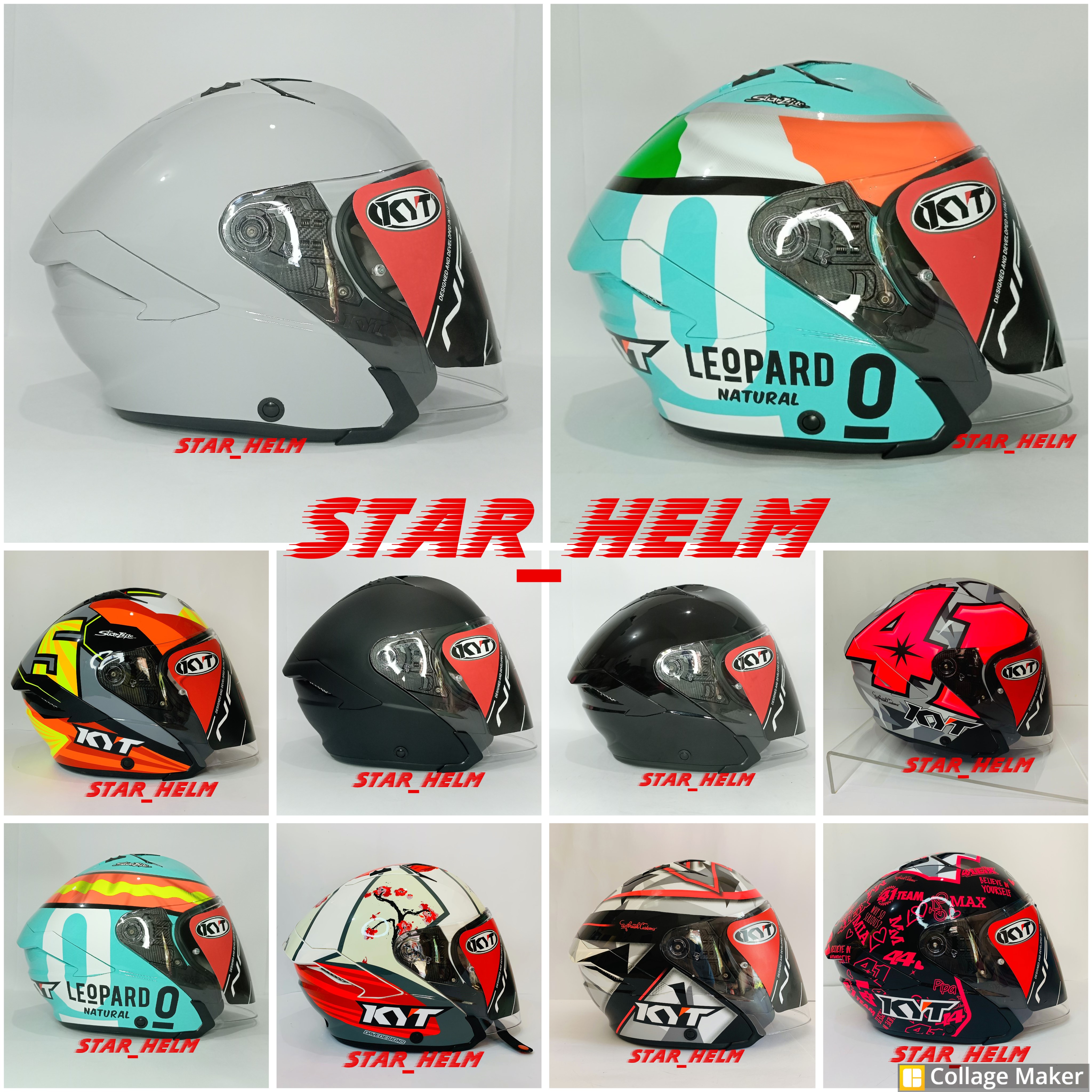 Jual Helm Half Face Vr 46 Helmet Nfj Kyt HELM HALF FACE KYT NFJ