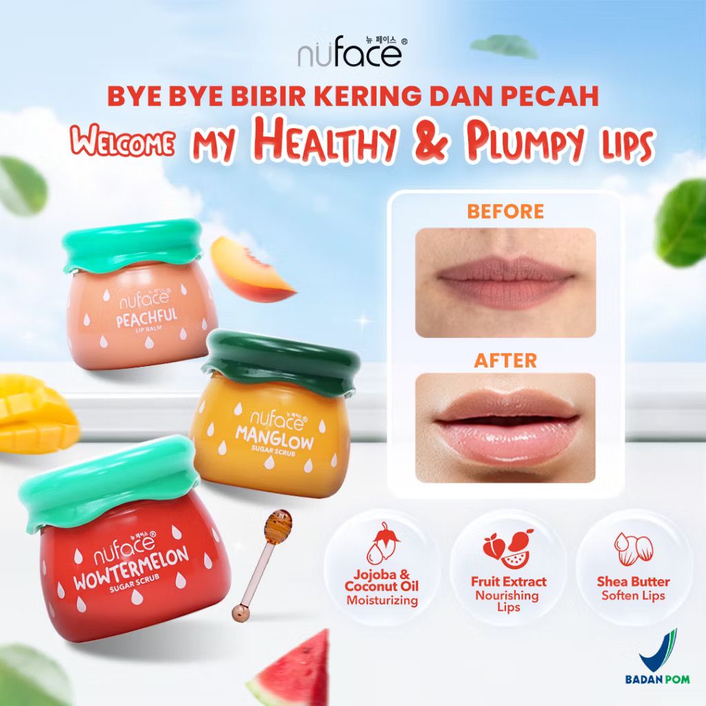 Nuface Lip Care Set Lip Scrub & Lip Mask 2X5Gr