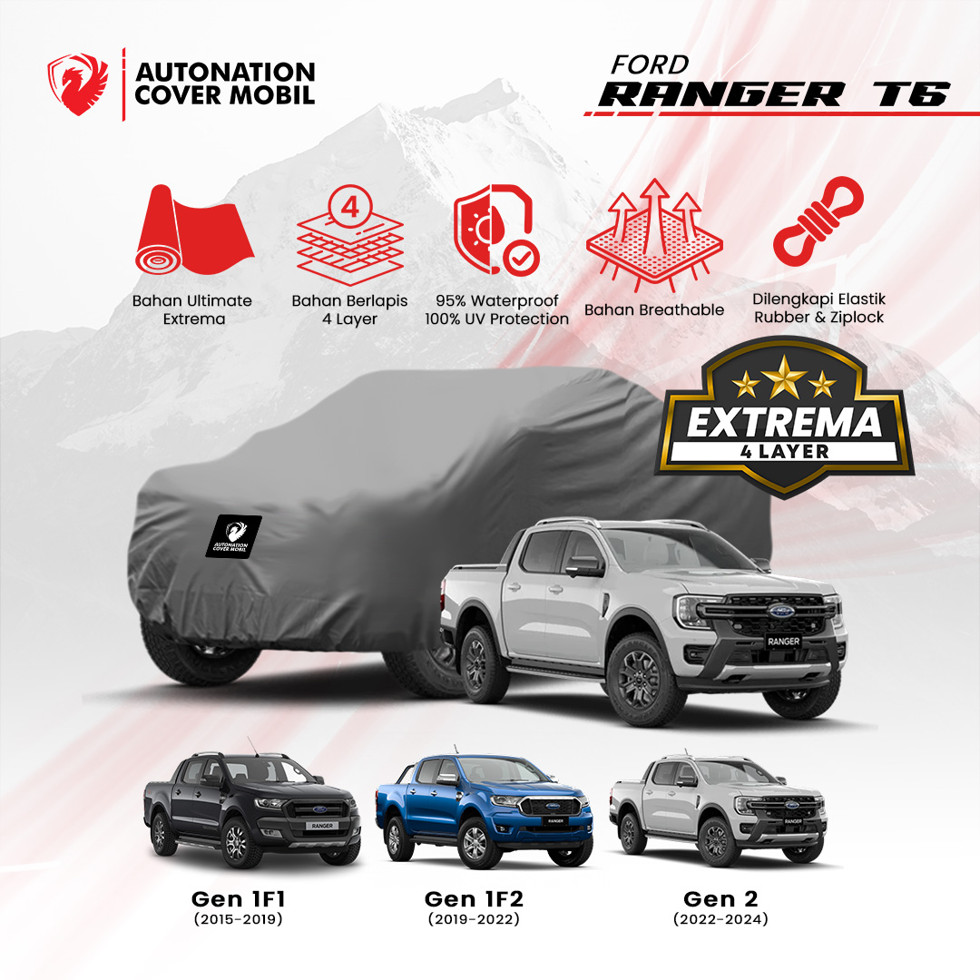 Autonation Garage - Cover Mobil Ford Ranger T6 Extrema 4 Layer Giá 1,310,000 Đồng*Miễn phí vận chuyển