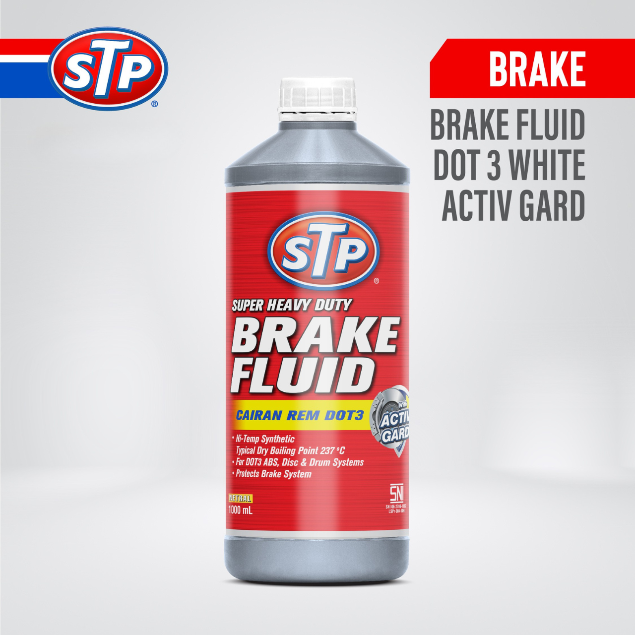 STP brake fluid (brake fluid) 1 L White Harga 101,500 rupiah*Gratis Ongkir