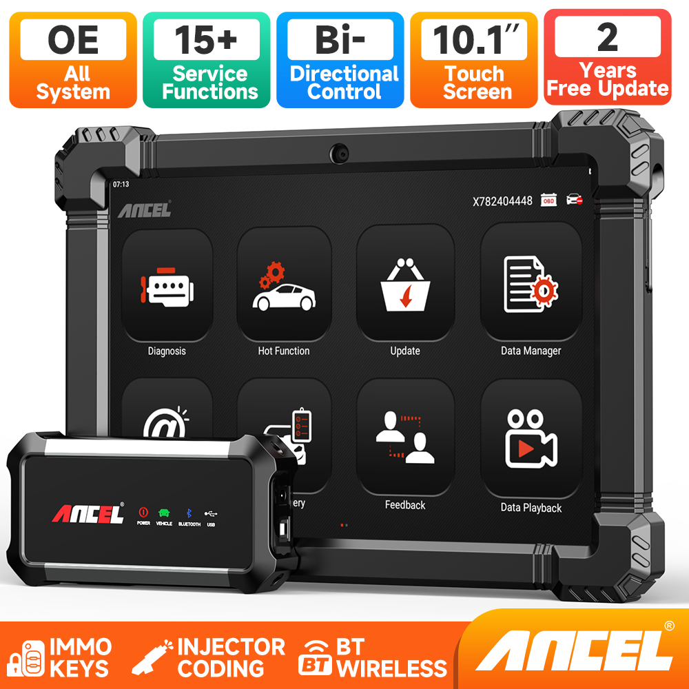 ANCEL X7 Obd2 Scanner 12V Car Key Programing Tools Full System Diagnostic Tool Odb 2 Scanner Check Engine Code Readers & Scan Tools ECU Scanner Car OBD 2 Diagnosis Tools Harga 5,588,000 rupiah*Gratis Ongkir