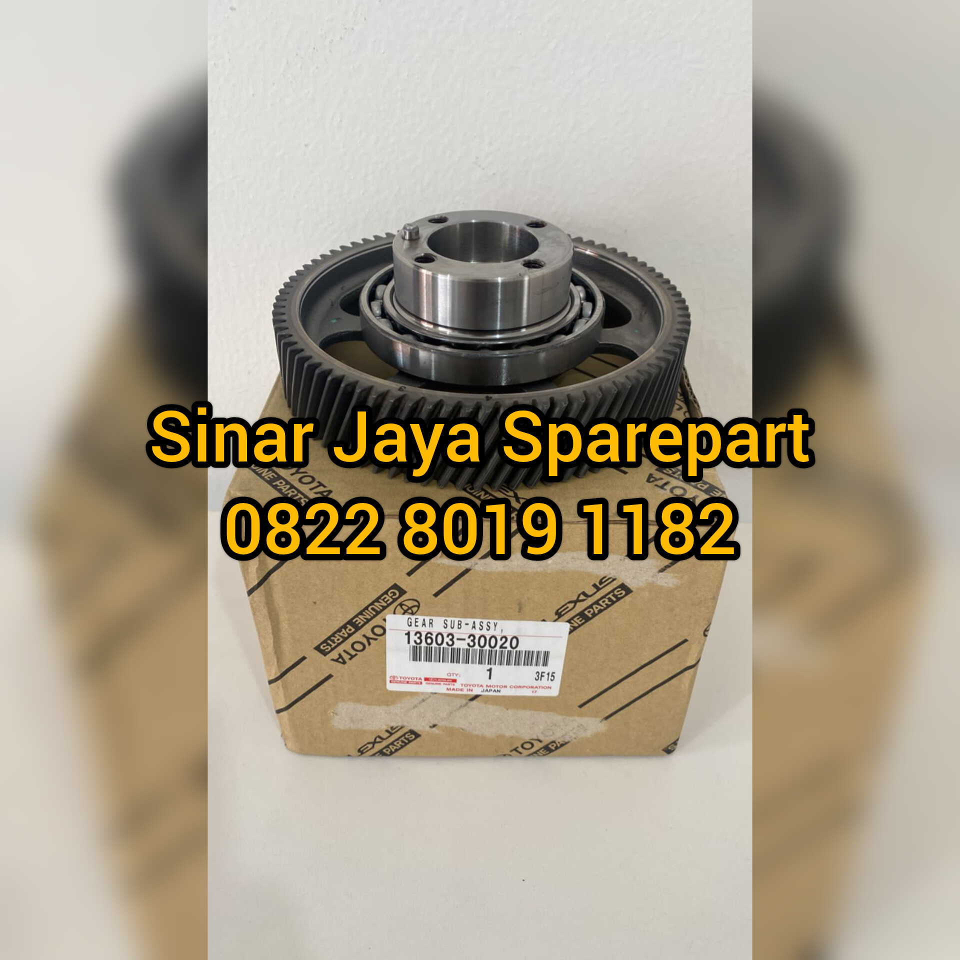 Gigi Injeksi Pump / Gigi Bosh Pump Hilux 3.0cc 2.5cc Fortuner 3.0cc 2.5cc Innova 2.5cc Hiace Commuter 2.5cc Original 13603-30020 Harga 1,650,000 rupiah*Gratis Ongkir