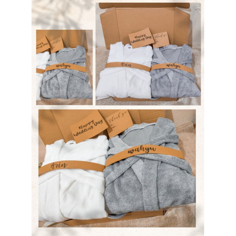 Hampers handuk kimono couple/ seserahan handuk/kado pernikahan
