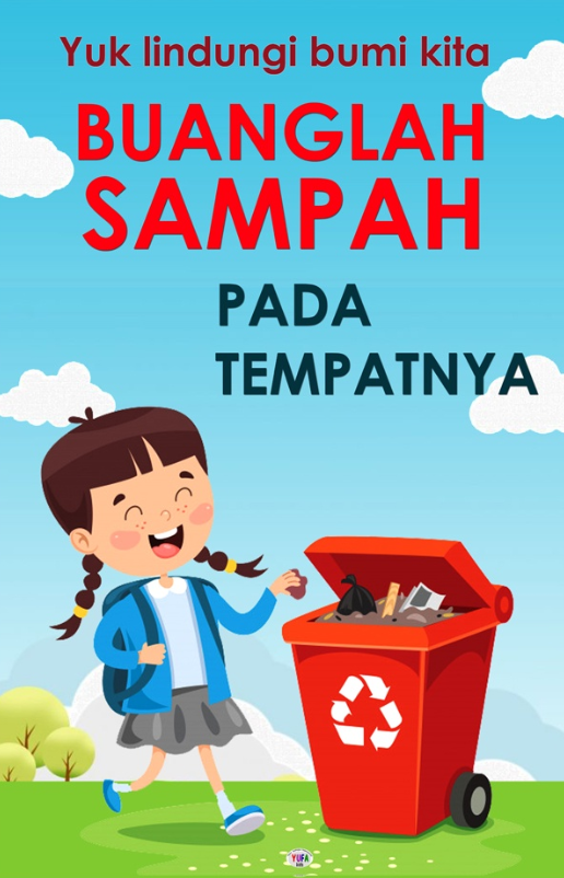 Download Template Poster Penyuluhan Buang Sampah Pada Tempatnya Tersedia Format Psd 1107