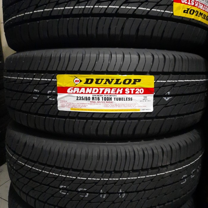 Dunlop Grantrex ST20 235/60 R16 Ban Mobil tahun 2023 Harga 1,349,250 rupiah*Gratis Ongkir