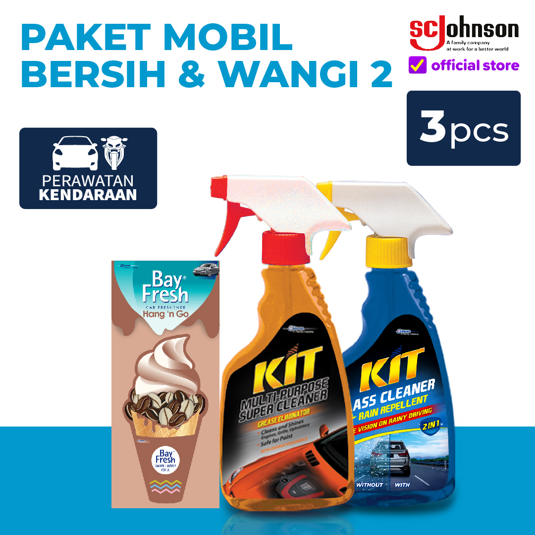 Paket Mobil Bersih & Wangi 2 Harga 78,624 rupiah*Gratis Ongkir