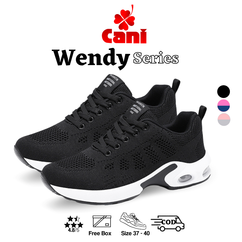 Cani "Free Box" Wenddy Running Shoes Korea Women's Sports Shoes Women's Casual Shoes Sneakers 9132 Harga  56,900 rupiah*Gratis Ongkir