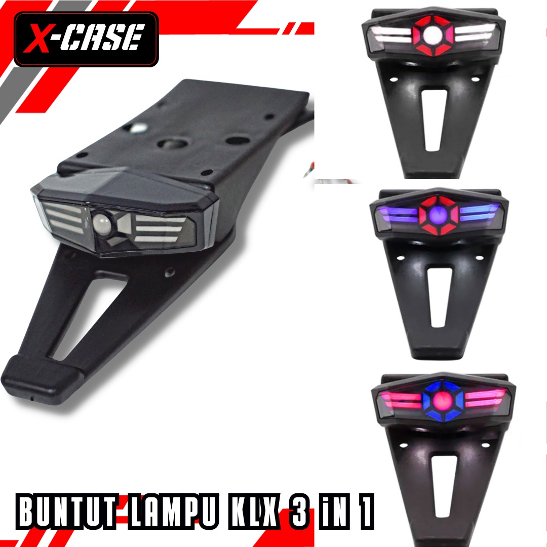 X-CASE Spakbor Belakang Buntut KLX CRF 3 In 1 StopLamp Model Projie Giá 65,500 Đồng*Miễn phí vận chuyển