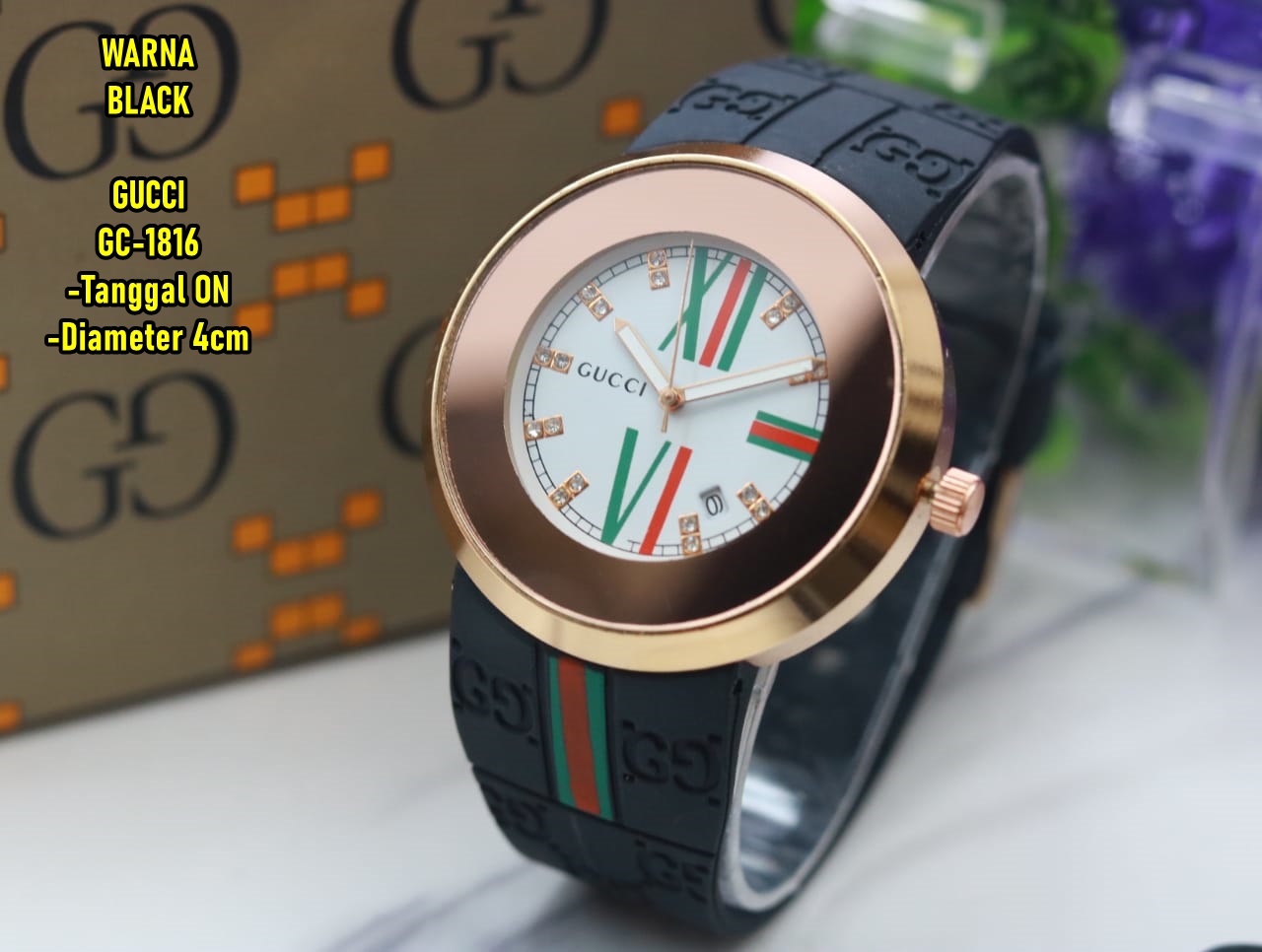 JAM TANGAN WANITA GUCCI SEMPREM GC1816 