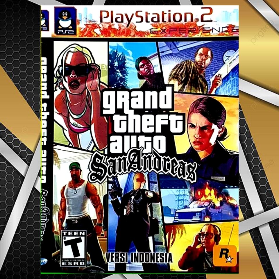 Jual Grand Theft Auto San Andreas PS2 Original - Kab. Badung