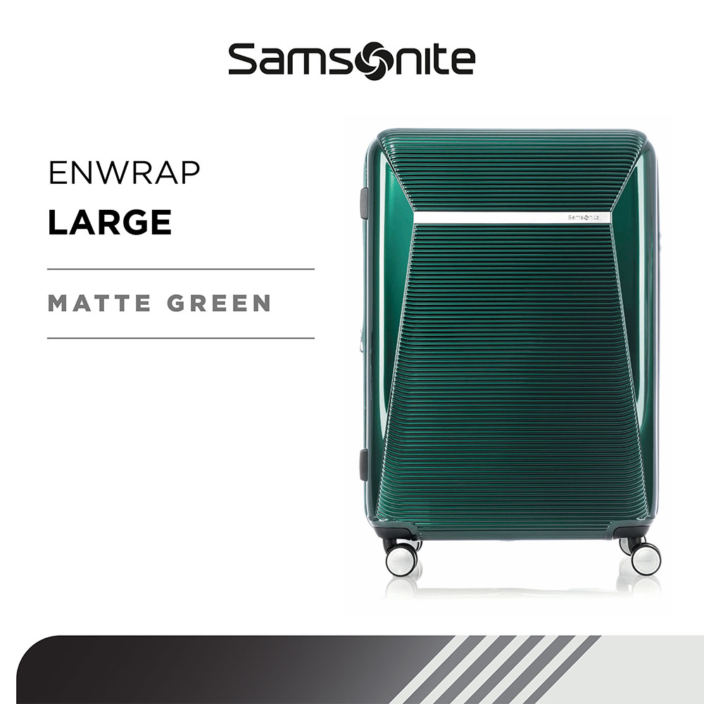 Lazada Indonesia - Samsonite Koper Hardcase Enwrap Large 28inch – Matte Green