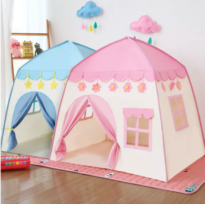 Tenda Anak Model Rumah / Tenda Bermain Princess Castle / Tenda Castle Daimura Store Harga 98,999 rupiah*Gratis Ongkir