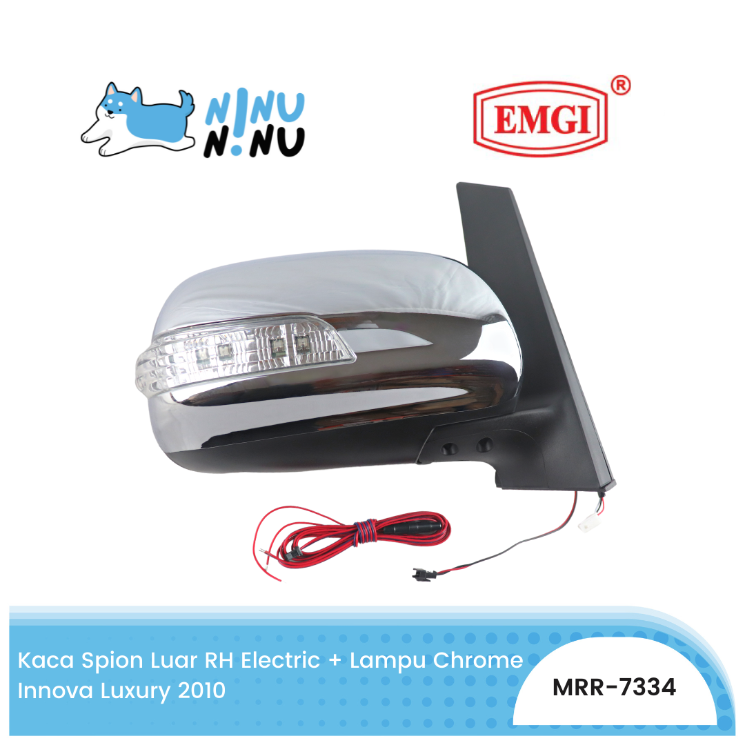 Kaca Spion Elektrik dengan Lampu Toyota Innova Luxury tahun 2010 Emgi Harga 1,054,250 rupiah*Gratis Ongkir