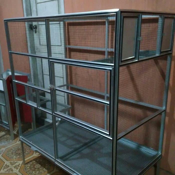 Kandang Ternak Koloni Lovebird Kenari Dll