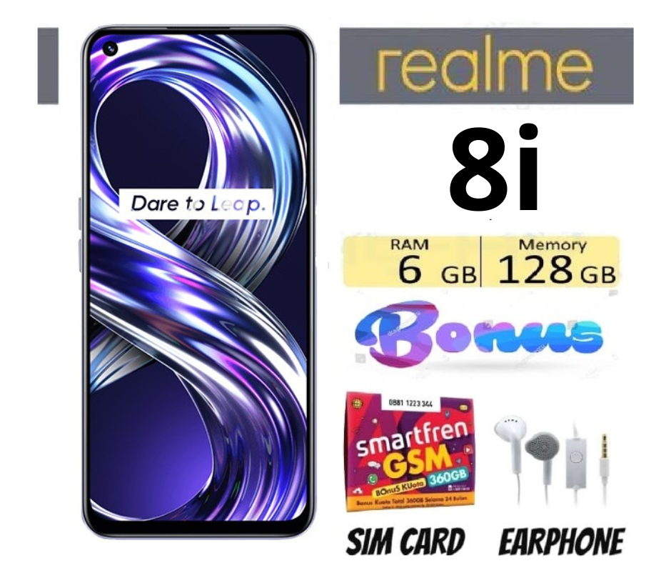 REALME 8i RAM 6 GB ROM 128 GB Bergaransi Resmi Sein - Toko Harga  1,500,000 Ringgit*Penghantaran Percuma