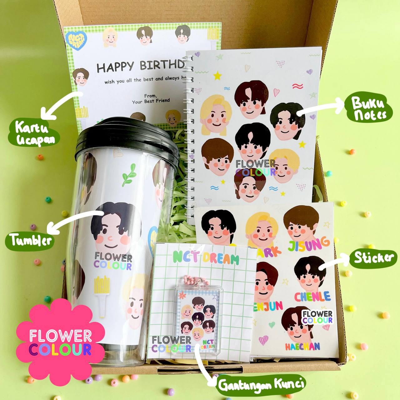 hadiah box | Hampers NCT | Hampers Tumbler NCT | NCT Kpop Hampers NCT Dream | Hadiah Ulang Tahun NCT