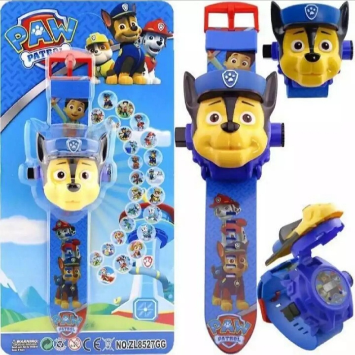 Jam Tangan Anak Proyektor 24 Gambar Karakter Paw Patrol Jam Tangan Anak Trendy