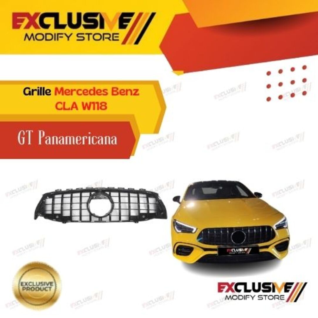 Grille Mercedes Benz CLA W118 GT Panamericana Harga 3,500,000 rupiah*Gratis Ongkir