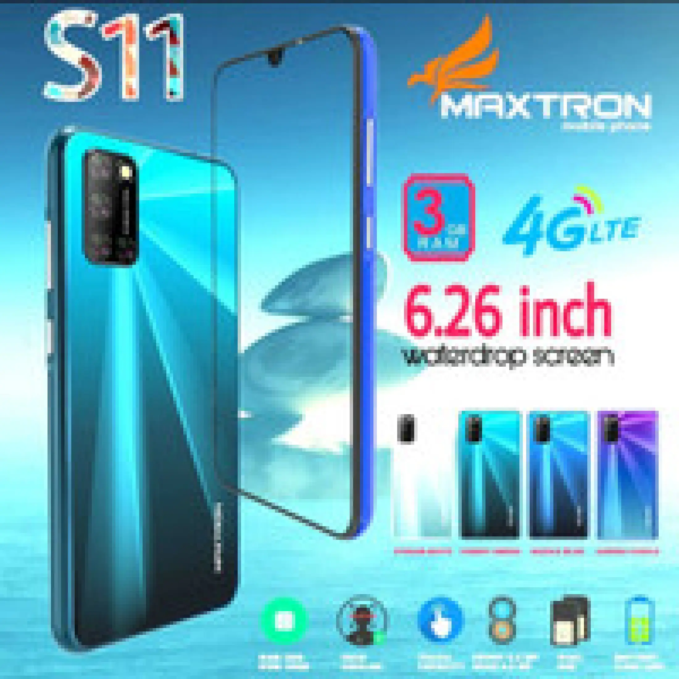 Maxtron S11 Ram 3gb Layar Besar 6 26inch Lazada Indonesia